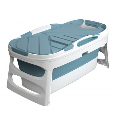 1.25M Freestanding Bathroom Folding Bucket Barrel Portable Plastic Foldable Bath Tub Bathtub for Adult