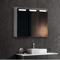 Hotel Project Vanity Lighted Mirrored Cabinet