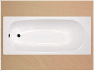 From 1200mm to 1700mm enameled drop in steel hot BATH TUB